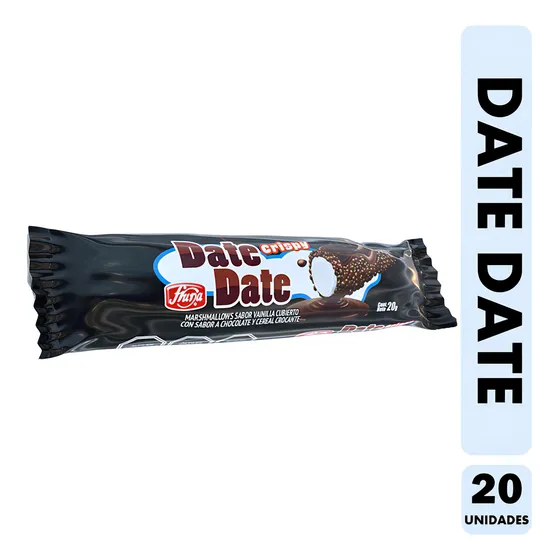 Date Date De Fruna - Marshmallows Con Chocolate (pack 20un)