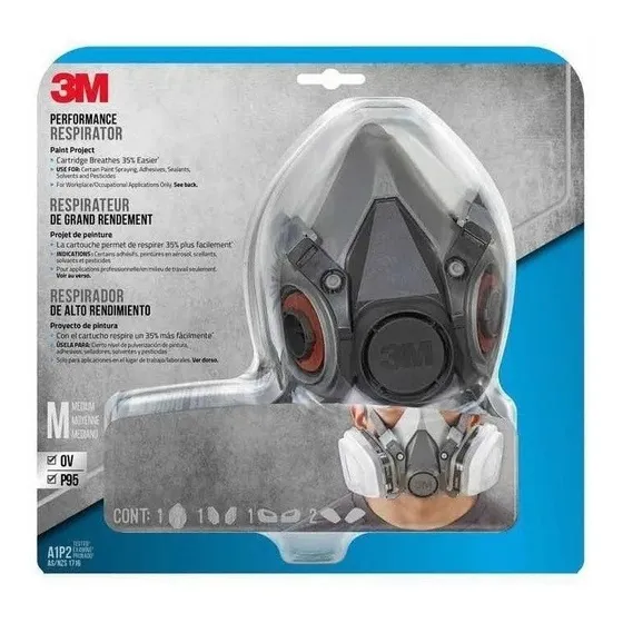 Kit Respirador De Alto Rendimiento 3m 6211p1 Talla M