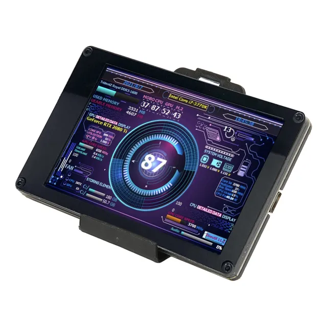 Monitor De Datos De Cpu Para Pc, Mini Pantalla Usb, Brillo A