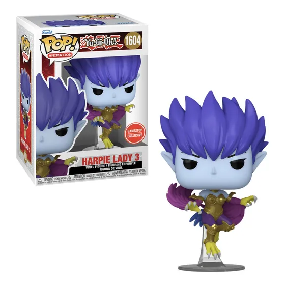 Harpie Lady 3 Funko Pop 1604 Yu Gi Oh Exclusivo Gamestop