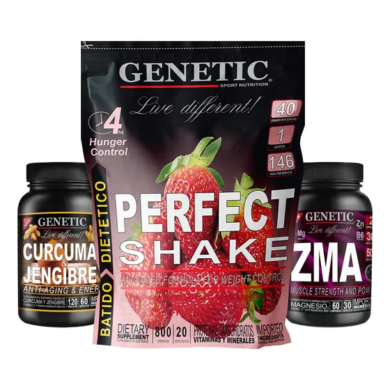 N° 1 Dieta Control Batido Antioxidante Magnesio Zinc Genetic