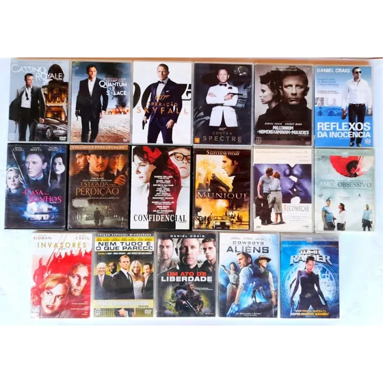 007 + Filmes Daniel Craig Dvds - Colecao