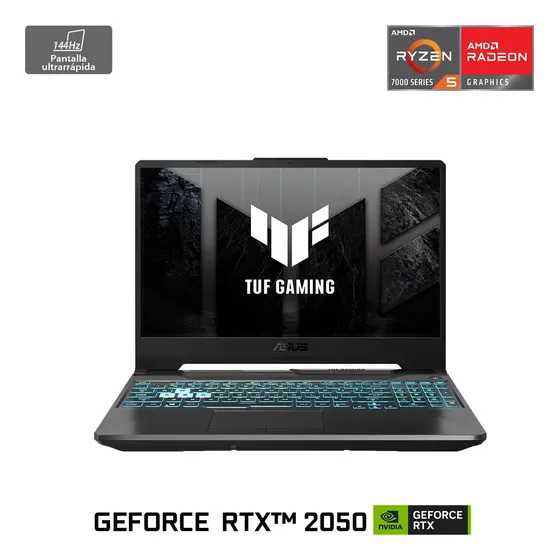 Notebook Asus Tuf A15 Gaming Fa506nf 15.6 144hz Fhd Ryzen 5 16gb 512gb Ssd Rtx 2050 4gb Win11