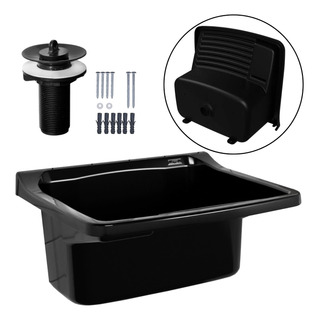 Tanque De Plástico 34l Para Lavanderia Preto Tanque De Plástico 34l Para Lavanderia Preto