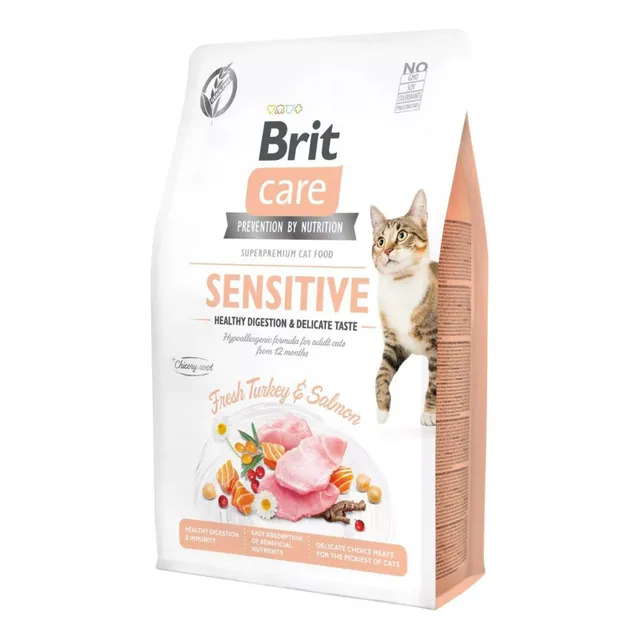 Alimento Brit Care Cat Gato Adulto Sensible Grain-free 7 Kg