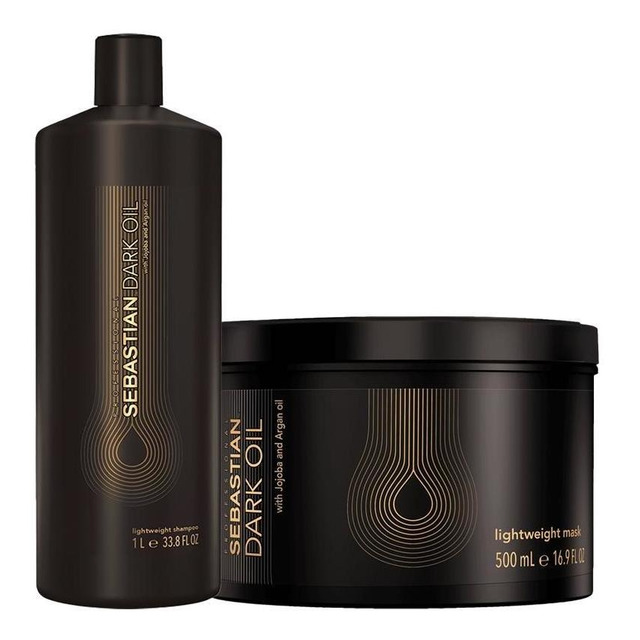 Kit Sebastian Professional Dark Oil - Shampoo E Máscara Kit Sebastian Professional Dark Oil - Shampoo E Máscara