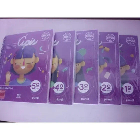 Coleção Completa Projeto Apis Geografia 1 Ao 5 Ano ( Lp )