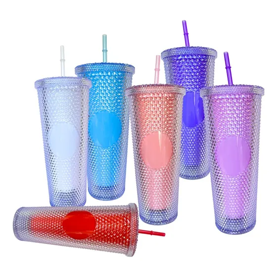 Vaso Térmico Con Luz Led Tipo Starbuck 710ml Antiderrames