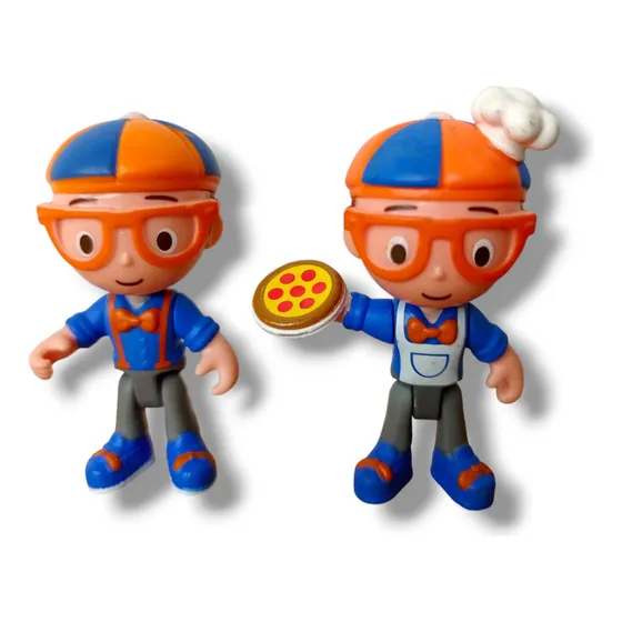 Juego De 2 Figuras De Blippi El Payaso De Youtube Para Niños