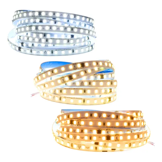Fita Led 110v/220v Direta 120leds/m Rolo 10m Não Usa Fonte Luz Branco-quente 220v