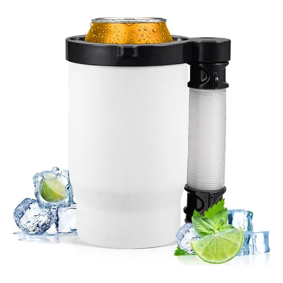 Embudo Bebida Portatil Para Lata Botella Manguera Al