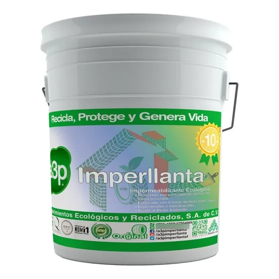 Impermeabilizante Imperllanta 10 Años Blanco | 19 Lts