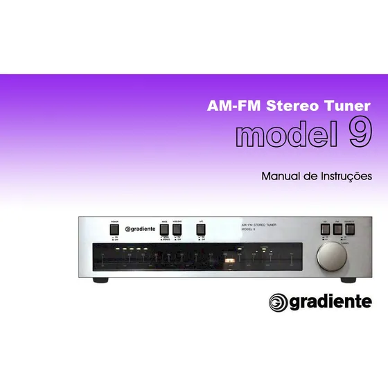 Manual Do Tuner Gradiente Model 9 (cópia)