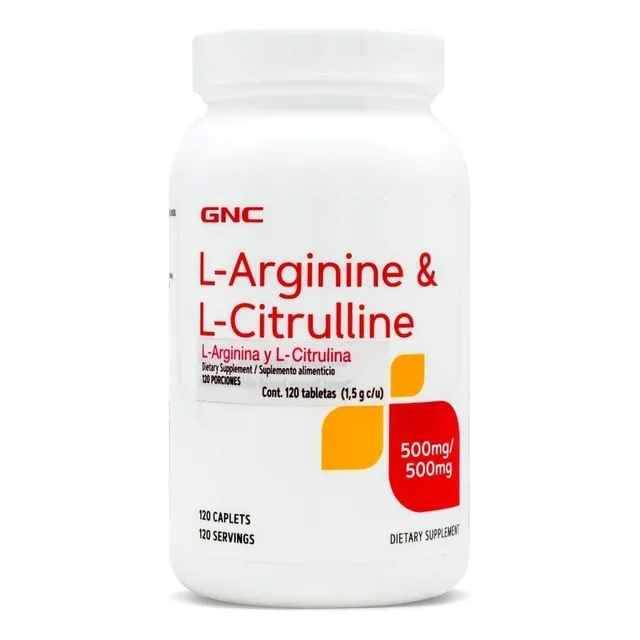 Gnc L Arginine - L Citrulline, 120 Cápsulas