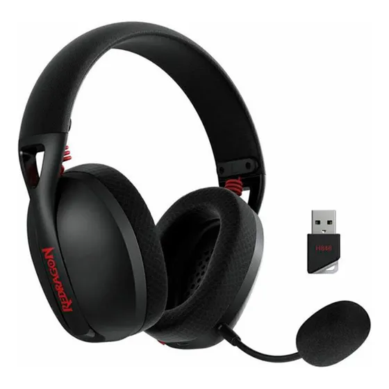Auriculares Gamer Inalambrico Redragon H848 Ire Black