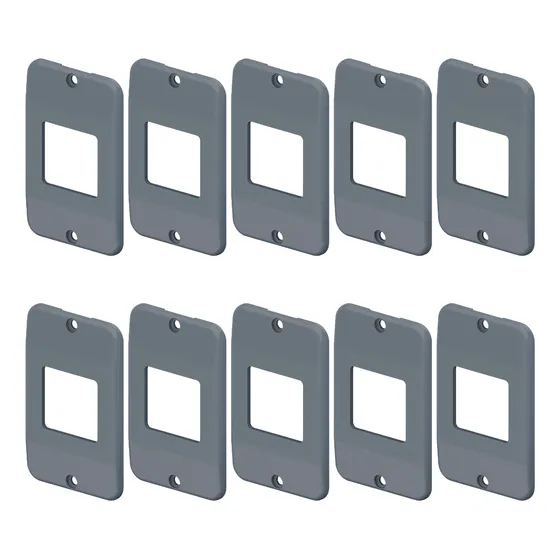 Kit 40 Tampas 2 Postos Para Interruptor 3/4  Tigre De Pvc