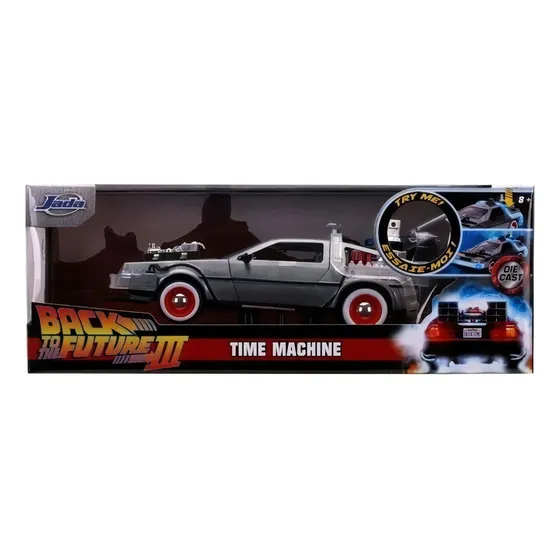 1/24 Delorean Time Machine Volver Al Futuro Iii Jada