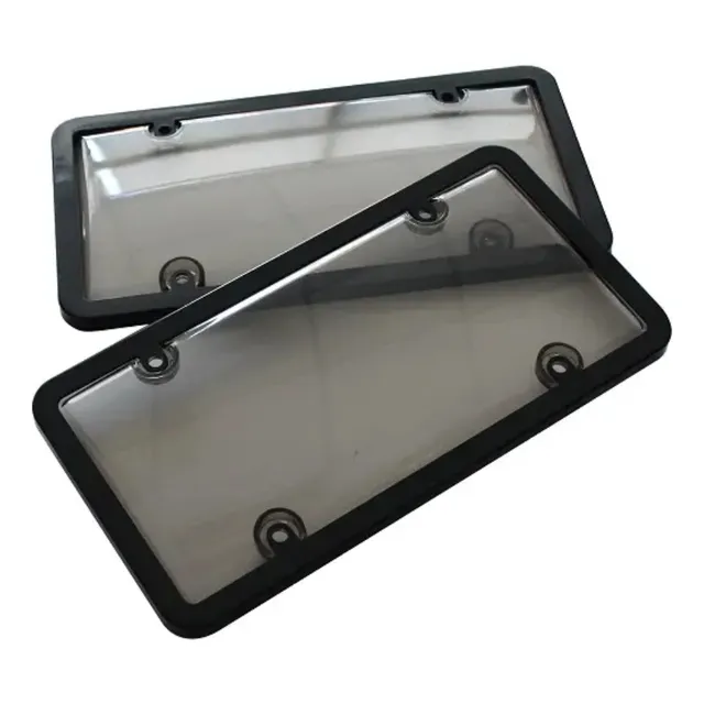 Porta Placa Ahumado Universal