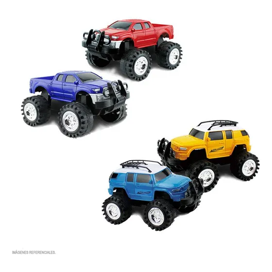 Pack X2 Carros A Fricción Toyota 1:28 Surtido