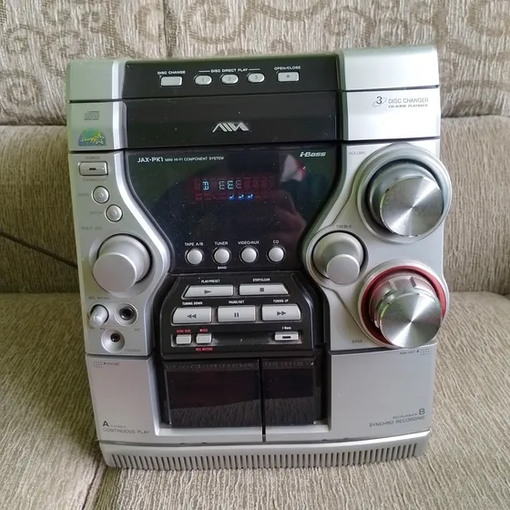 Mini System Aiwa Jax- Pk1 (leia A Descrição) Prateado 74 W
