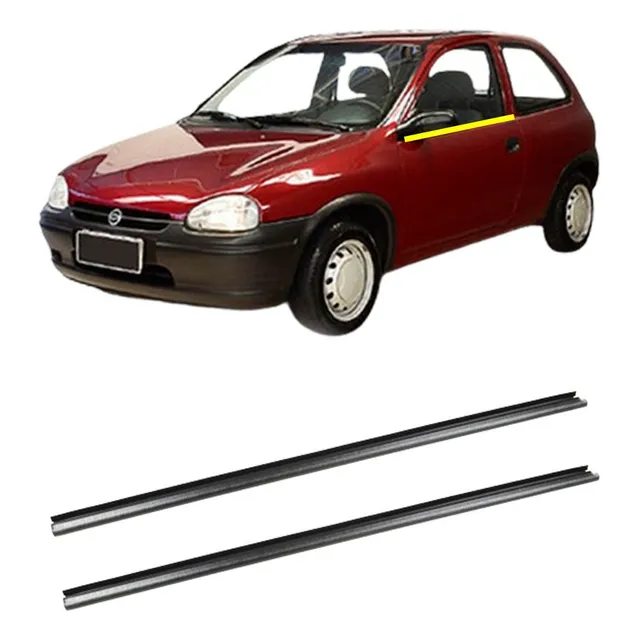 Jogo Borracha Pestana Externa Corsa Wind Hatch 2 Portas