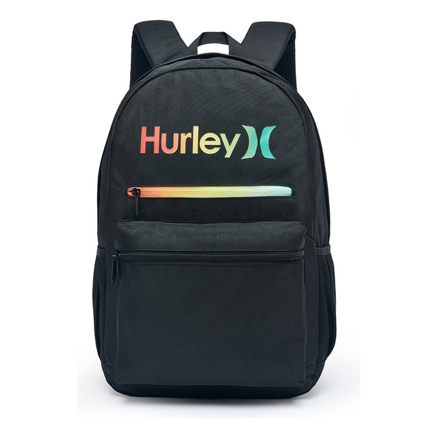 Hurley Juvenil Mochila Trabalho Passeio Escolar Cor Preto Desenho Do Tecido Lisa Hurley Juvenil Mochila Trabalho Passeio Escolar Cor Preto Desenho Do Tecido Lisa