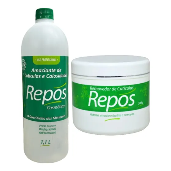 Kit Repôs Creme Amolecedor C/ Amaciante 1,1l