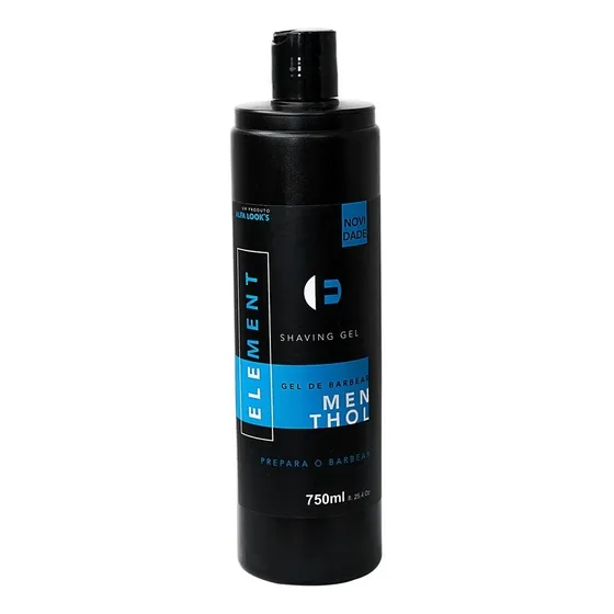 Gel Shaver Para Fazer Barba Pezinho E Navalhado Element 750g