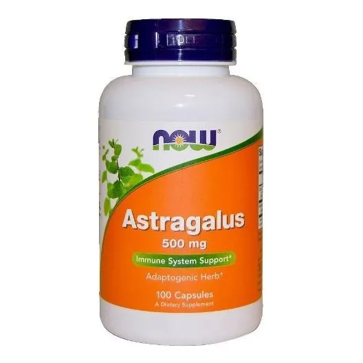 Astragalus 500mg Now Foods 100 Veg Cápsulas Importado Eua