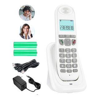Teléfono Inalámbrico Fijo Moderno Con Lcd Para Casa Oficina Teléfono Inalámbrico Fijo Moderno Con Lcd Para Casa Oficina
