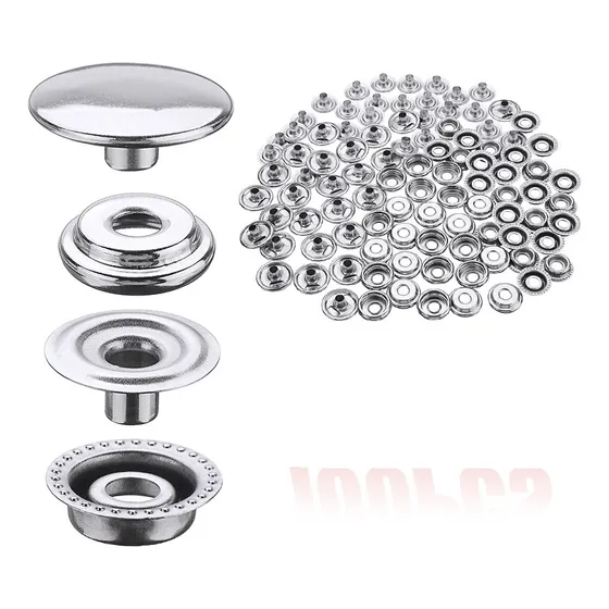 Broches Metálicos 15 Mm. Mod. # 201 Plata 100-pack.