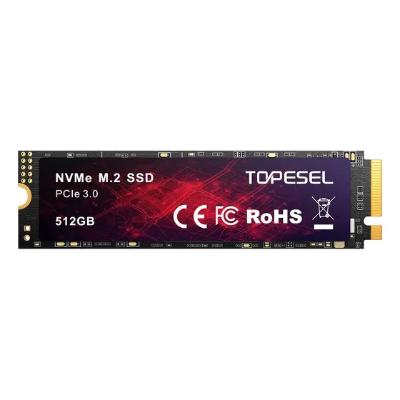 Unidad Ssd Interno Topesel 512gb Ssd M.2 Hasta 2000mb/s