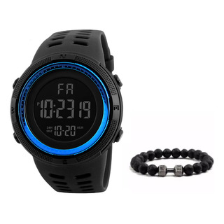 Reloj Digital Deportivo Con Gran Dial Impermeable(azul) Reloj Digital Deportivo Con Gran Dial Impermeable(azul)