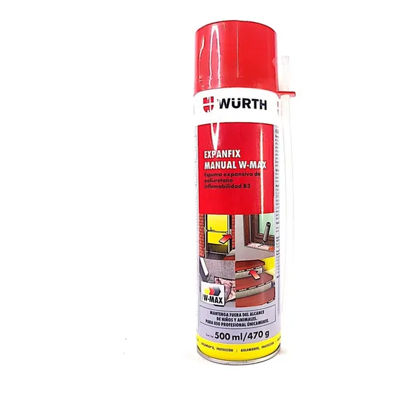 Espuma De Poliuretano Wurth 500 Ml C/ Cánula -smf