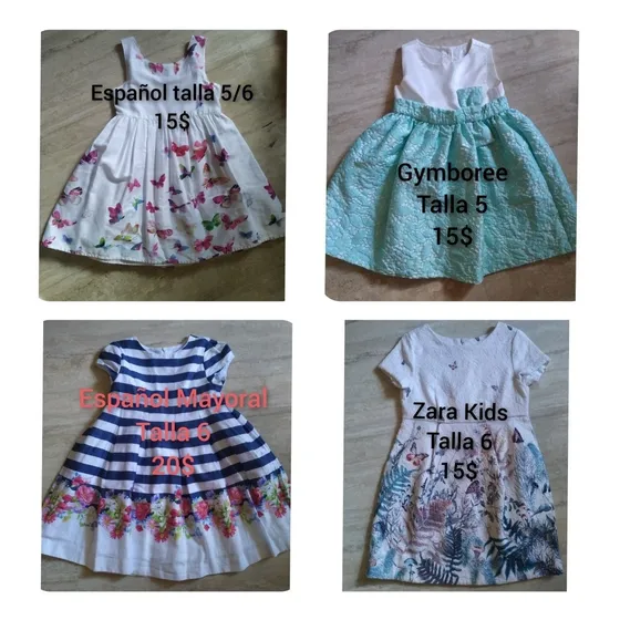 Vestidos Zara De Niña De Fiesta Importados Usados
