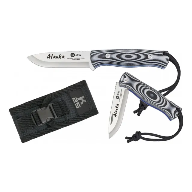 Navaja K25 Bushcraft Alaska Albainox Supervivencia Acampar