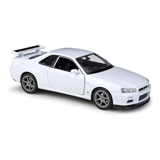 Auto Escala 1/24 Nissan Skyline Gt-r (r34) Blanco