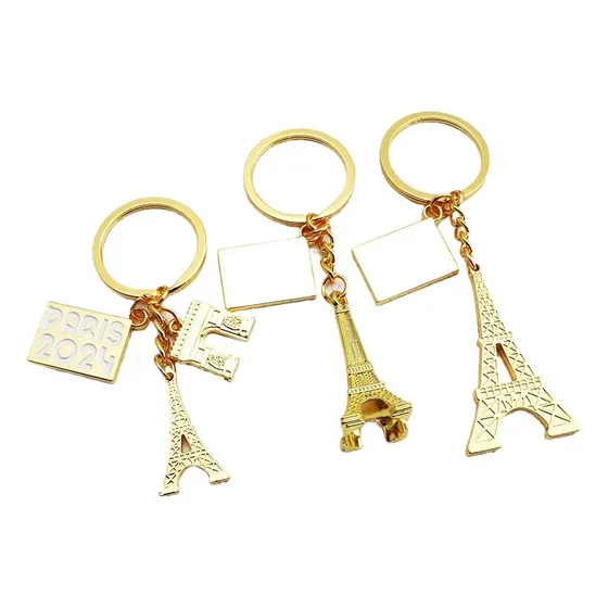 Llavero Colgante De La Torre Eiffel Con Recuerdos De Los Jue