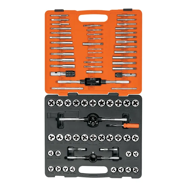 Juego De Machos Y Tarrajas 76 Pzas Truper 12443