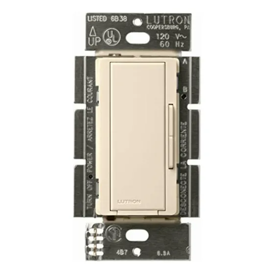 Lutron Ma-r-la Maestro Companion Dimmer, Light Almond