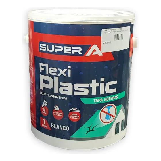 Flexi Plastic Pasta Elastomerica Blanco Galon Super A