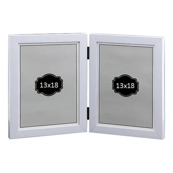 Porta Retrato 13x18 Doble Con Vidrio 