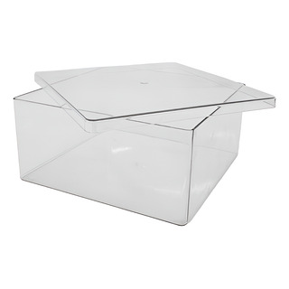 Caixa Cake Box Quadrada C/tampa 2 L Sobremesa Doces Bolo Caixa Cake Box Quadrada C/tampa 2 L Sobremesa Doces Bolo