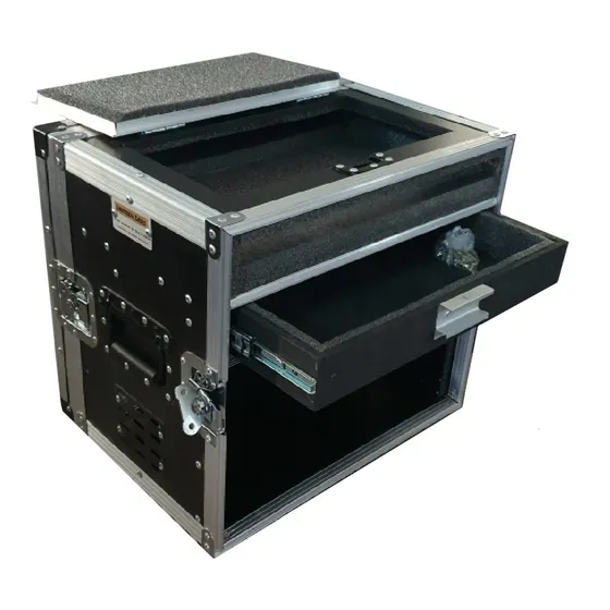 Case Rack Para Xr18 + 3u + Gaveta Superior Com Respiradores