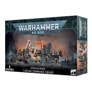 Warhammer 40k Astra Militarum Cadian Command Squad New Warhammer 40k Astra Militarum Cadian Command Squad New
