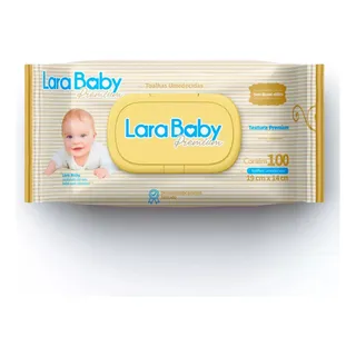 Lenços Umedecidos Lara Baby Toalhinhas Com 100 Unidades Lenços Umedecidos Lara Baby Toalhinhas Com 100 Unidades
