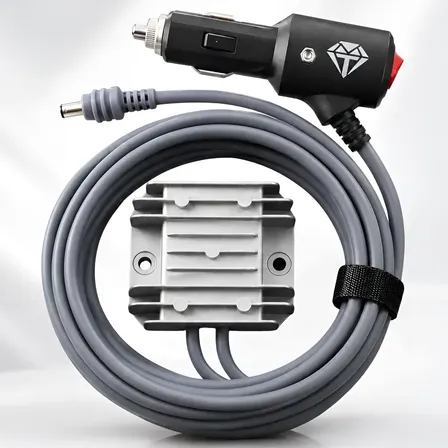 Cabo 12v/24v + Inversor Para 30v Plug Dc Starlink Mini 4m Cinza 12v 24v Para 30v