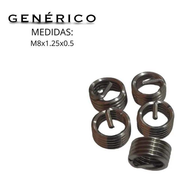 Helicoides M8 X 1.25x0.5