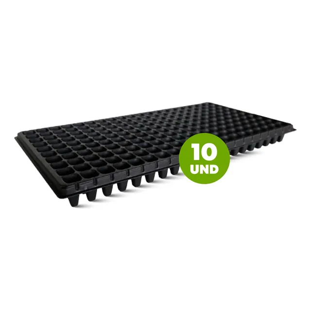 Bandejas Para Germinacion De Semilla 200 Cavidades Pack 10 