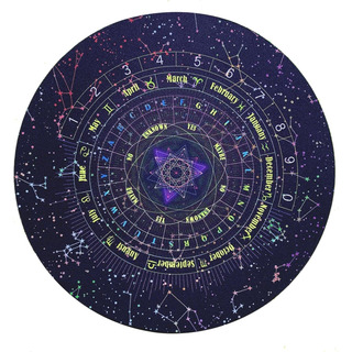 Tablero De Adivinación, Alfombrilla De Péndulo De Estrella D Tablero De Adivinación, Alfombrilla De Péndulo De Estrella D